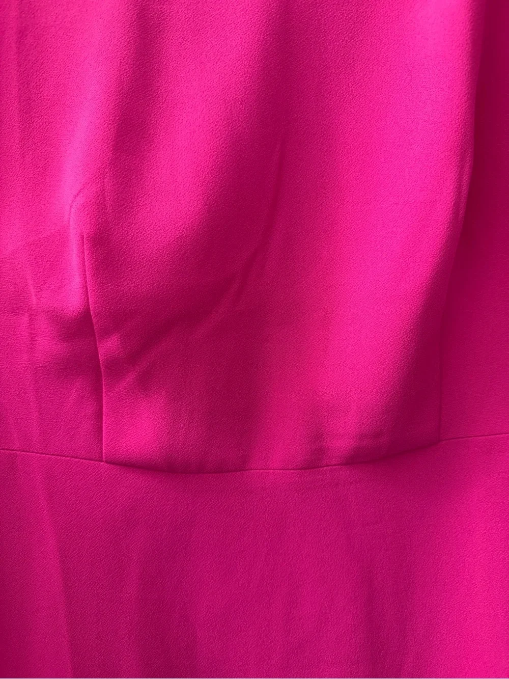 J. Crew Fuchsia Pleated Sleeve Long Sleeve Shift Dress